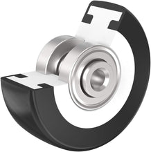 Load image into Gallery viewer, DSL Castor Wheels, Heavy Duty Castors 50mm, Caster Wheels Set of 4 Trolley Furniture Wheels - Double Bearing 2 Castor with 2 Braked Rubber up to 240KG + Free Fitting