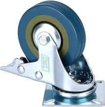 Load image into Gallery viewer, DSL 4 x Heavy Duty 75mm Swivel Castor Wheels Trolley Furniture Caster Brake with Free Bolt Fitting
