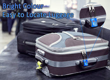 Load image into Gallery viewer, DSL 2 Packs TSA Padlock 3 Digit Security Combination Lock for Travel Luggage, Suitcases, Gym, School, Office Locker, Orange and Blue.