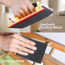 Load image into Gallery viewer, DSL 42pcs Sandpaper, Wet and Dry Sand Paper for Wood, Walls, Cars, Metal, Plastic, Glass - 120 to 3000 Grit Sand Paper Sheets Pack, 9x3.6 Inch Sanding Paper/Emery Paper