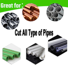 Load image into Gallery viewer, DSL Plastic Pipe Cutter and Mini Tube Cutter Twin Pack – Plastic Pipe Shear for Ø up to 42mm & Tube Cutter to Cut Copper, Brass, Aluminium and Thin-Walled Steel Pipes with Ø 3-22mm