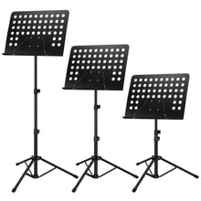 Load image into Gallery viewer, DSL Heavy Duty Orchestral Music Stand Folding Adjustable Sheet Stand Tripod Base