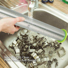 Load image into Gallery viewer, DSL Adjustable Rolling Pin with Thickness Rings Non Stick 17 inch Large Heavy Duty Stainless Steel French Style Dough Roller for Baking Pizza Pie Pastries and Cookies