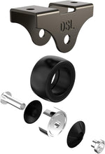 Load image into Gallery viewer, Small Fixed Castor Wheels Trolley –DSL 25mm Heavy Duty Caster Wheels Set of 4 – Rubbered Wheels for Furniture - Black up to 60KG +Free Fitting Castors for Furniture
