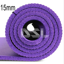 Load image into Gallery viewer, DSL 61x 185cm Yoga Mat 15mm Thick Gym Exercise Fitness Pilates Workout Mat Non Slip
