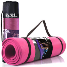 Load image into Gallery viewer, DSL 61x 185cm Yoga Mat 15mm Thick Gym Exercise Fitness Pilates Workout Mat Non Slip
