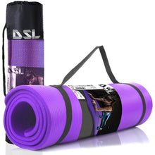 Load image into Gallery viewer, DSL 61x 185cm Yoga Mat 15mm Thick Gym Exercise Fitness Pilates Workout Mat Non Slip
