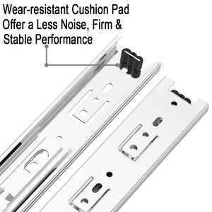 DSL Daily Supply Ltd. Pair of Double Fully Extension Ball Bearing Drawer Slide Runner Heavy Duty 60kg With Fitting Pair