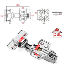 Load image into Gallery viewer, DSL 40 Sets TOP Quality Full Overlay 35mm Soft Close Hinges Kitchen Cabinet Cupboard Door UK
